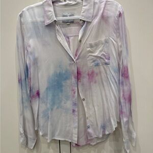 Rails Pastel Tie-Dye Button Down Shirt